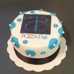 Gâteau avec le logo de votre entreprise