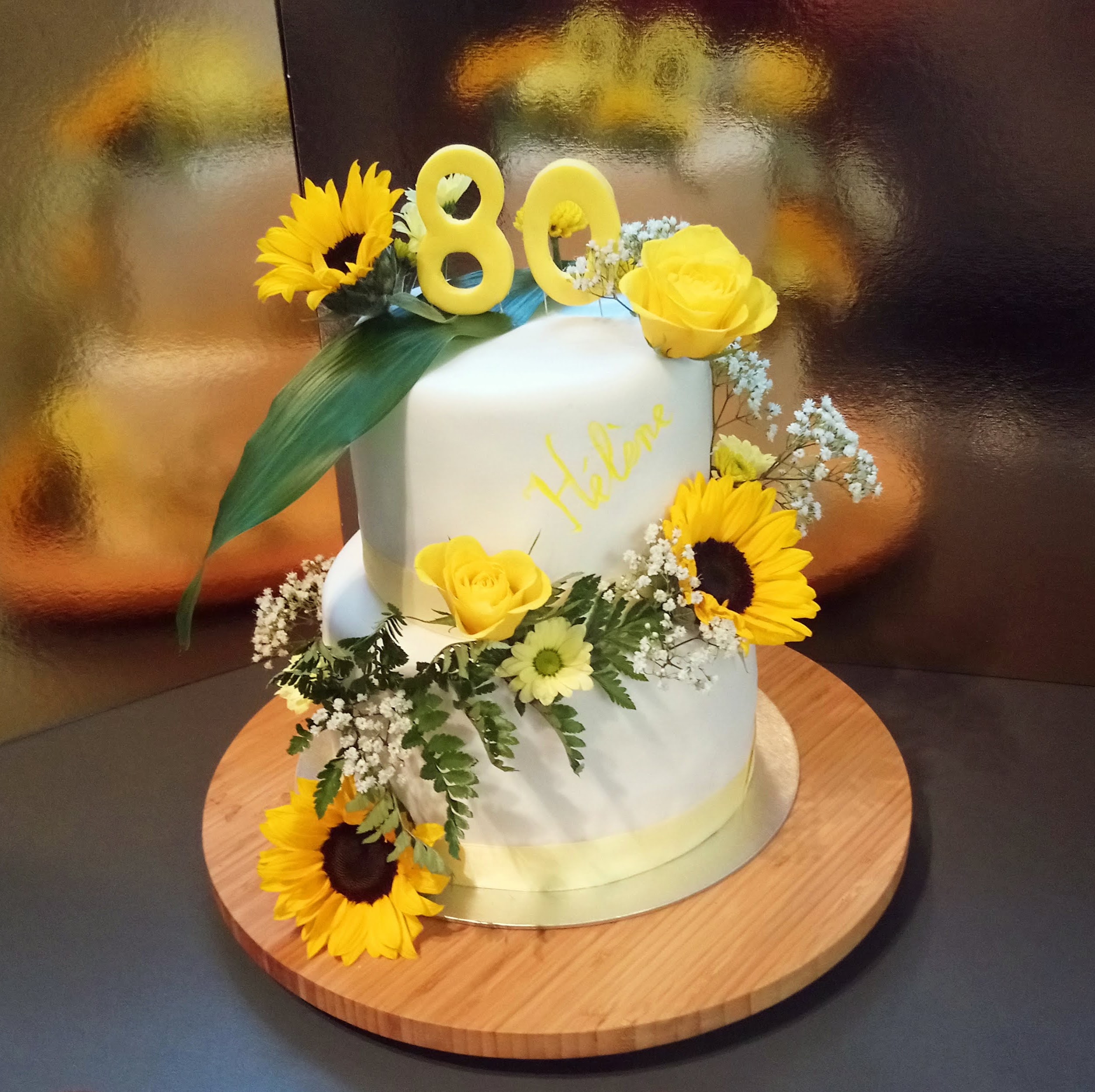 Gâteau tournesol