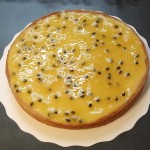 Tarte passion : Pâte sablée, crème au fruit de la passion