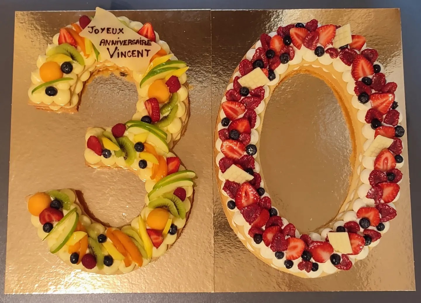 Vanille/fruits frais et chocolat blanc/ fruits rouges