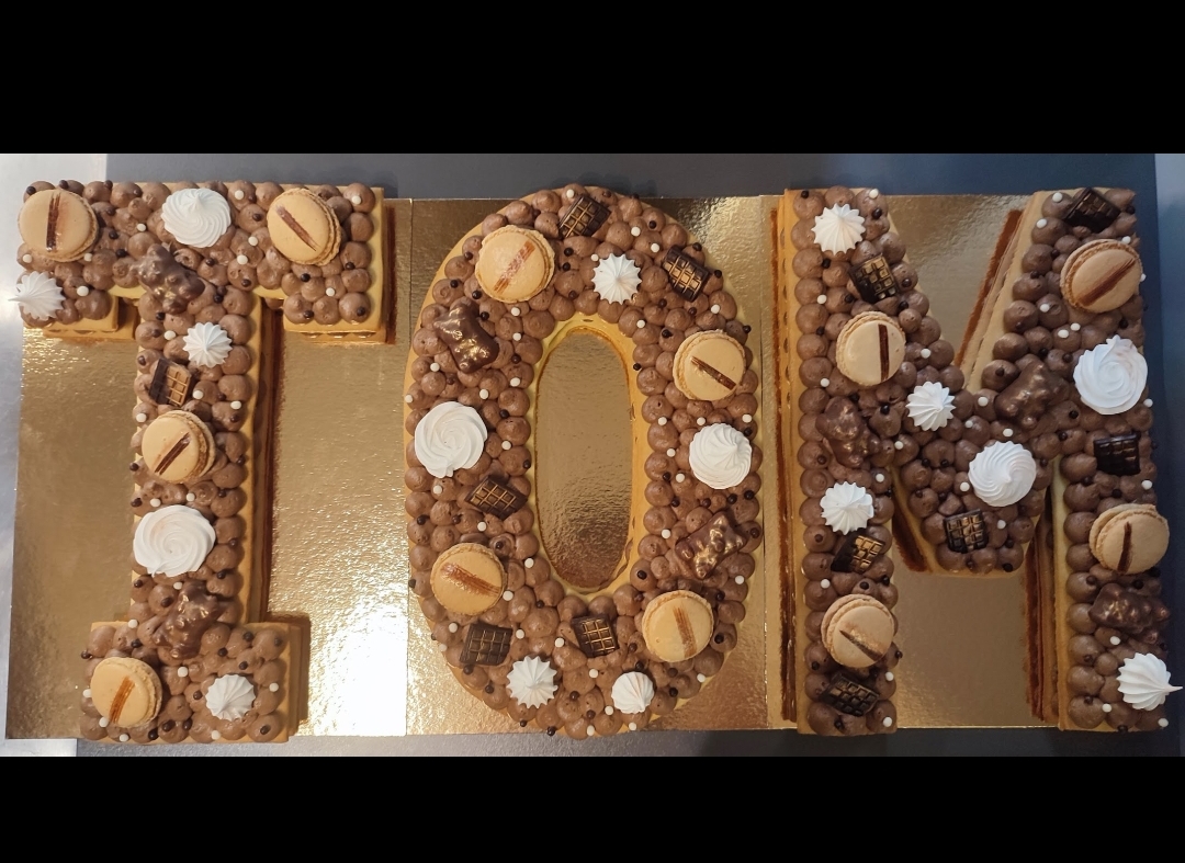 Letter cake Chocolat