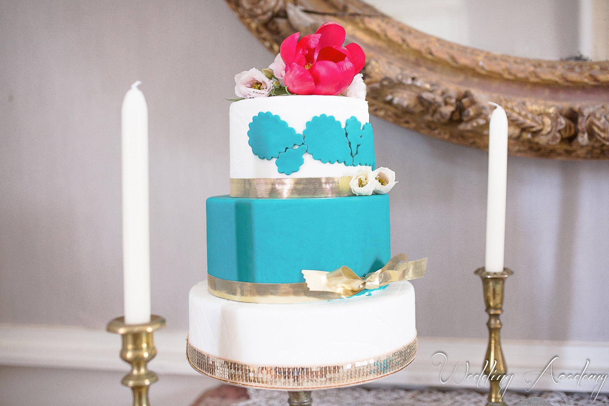 Turquoise et doré