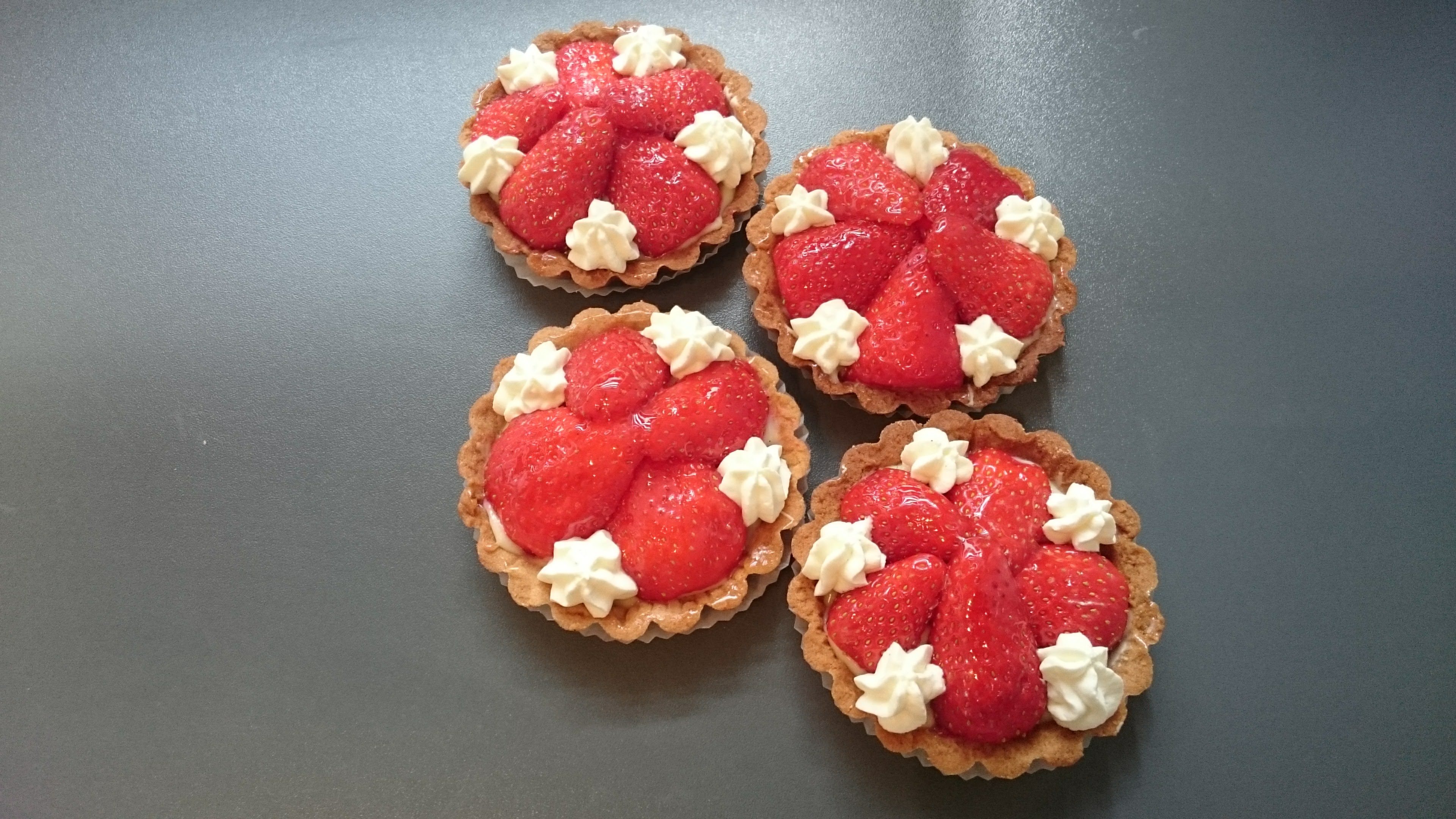 Tartelettes aux fraises